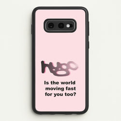 Pink Hugo -  - Loyle Carner Phone Case for Galaxy S10e