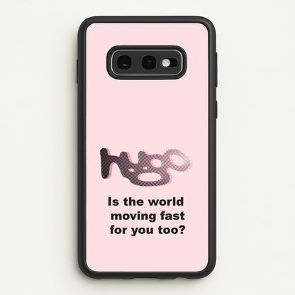 Pink Hugo -  - Loyle Carner Phone Case for Galaxy S10e