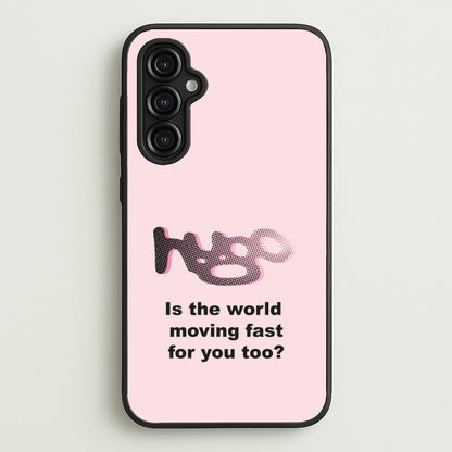 Pink Hugo -  - Loyle Carner Phone Case for Galaxy A14