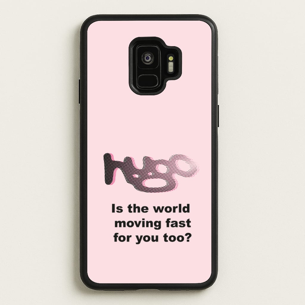 Pink Hugo -  - Loyle Carner Phone Case for Galaxy S9