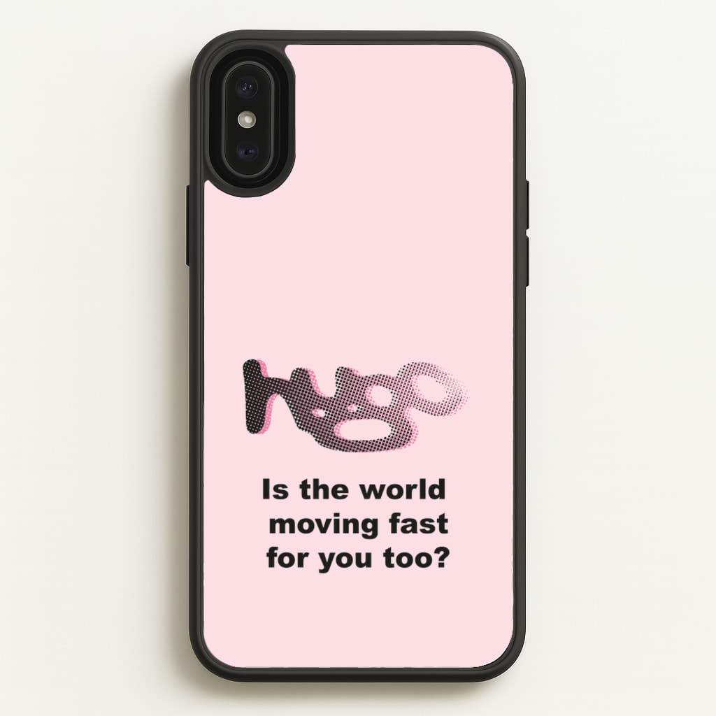 Pink Hugo -  - Loyle Carner Phone Case for iPhone XS Max