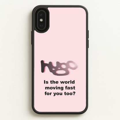 Pink Hugo -  - Loyle Carner Phone Case for iPhone XS Max