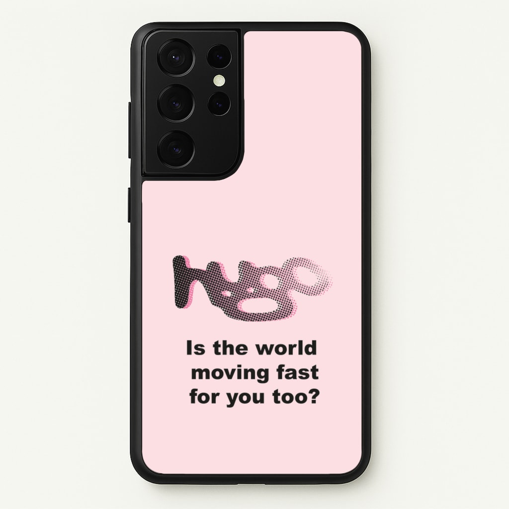 Pink Hugo -  - Loyle Carner Phone Case for Galaxy S21 Ultra
