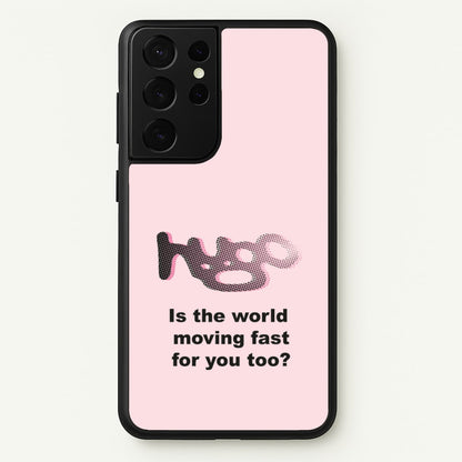 Pink Hugo -  - Loyle Carner Phone Case for Galaxy S21 Ultra