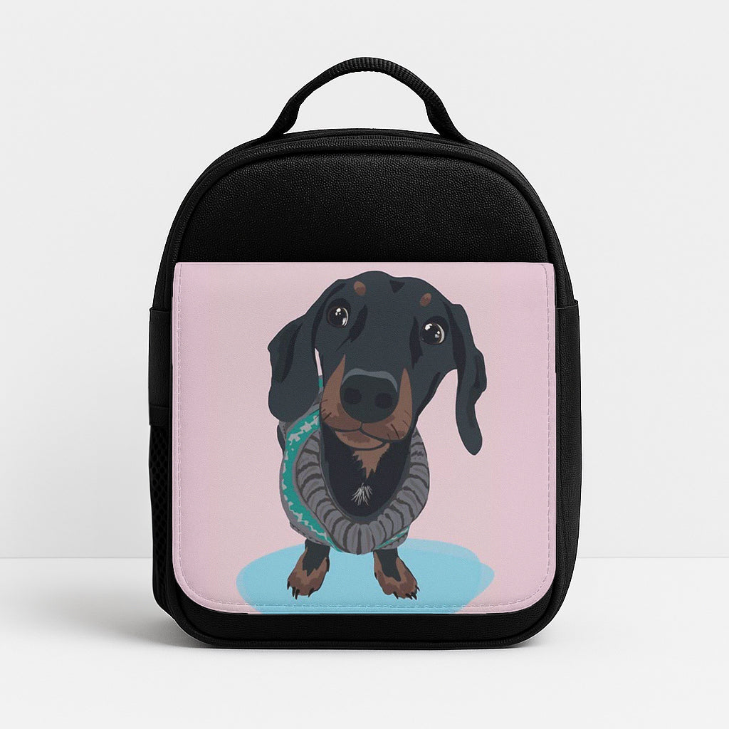 Cartoon Dachshund Lunchbox