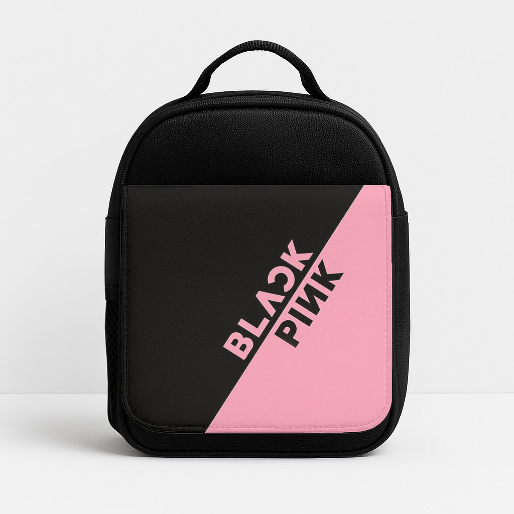 Diagonal Girl K-Pop Band Logo Lunchbox
