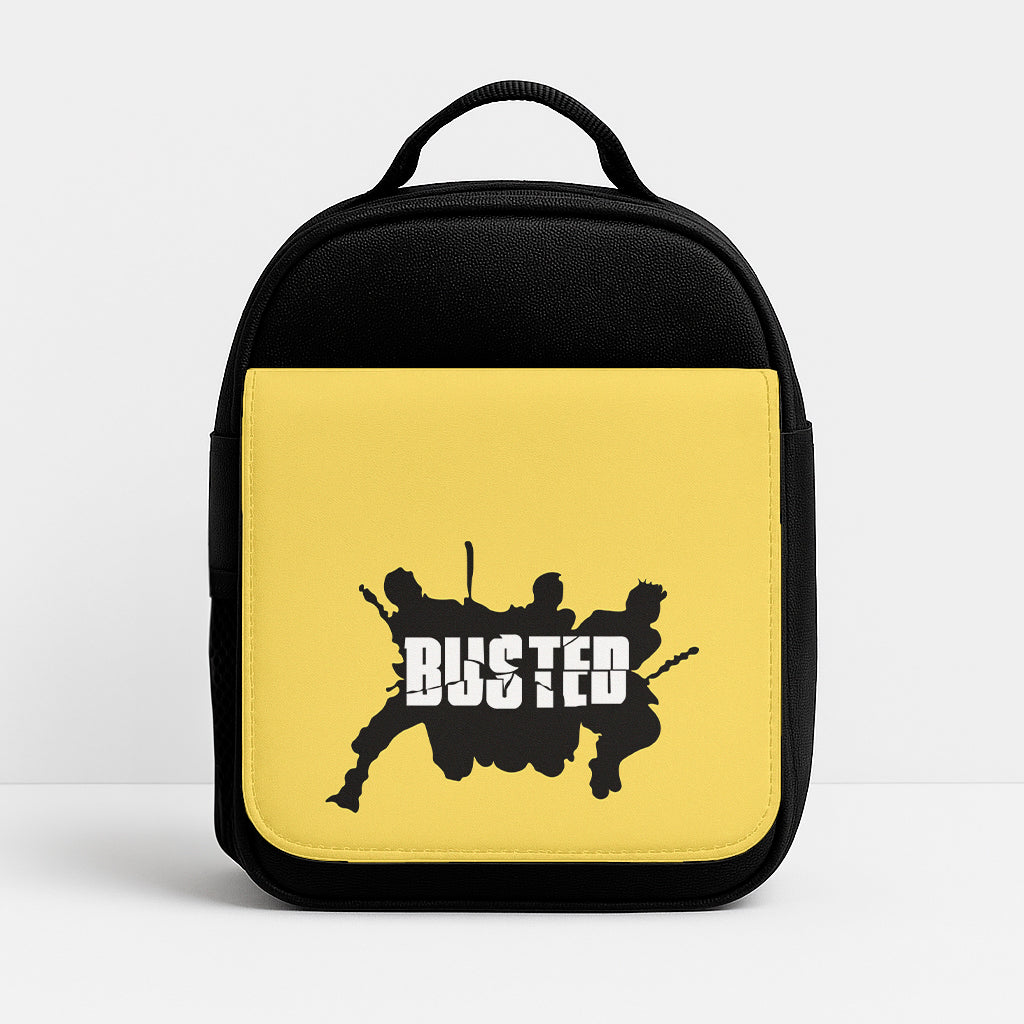 Splatter Text - Bust Band Lunchbox