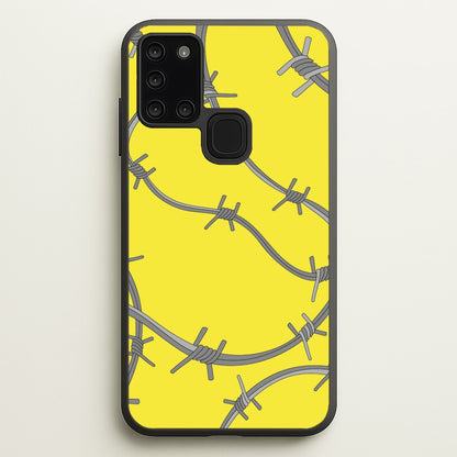 Barbed Wire - Post  - Post Malone Phone Case for Galaxy A21s