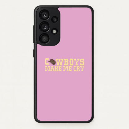 Cowboys Make Me Cry - Post  - Post Malone Phone Case for Galaxy A33
