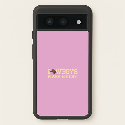 Cowboys Make Me Cry - Post  - Post Malone Phone Case for Google Pixel 8a