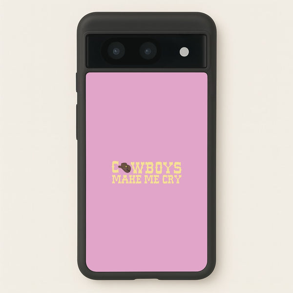 Cowboys Make Me Cry - Post  - Post Malone Phone Case for Google Pixel 8a
