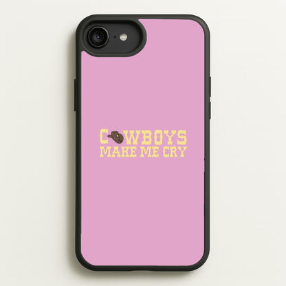Cowboys Make Me Cry - Post  - Post Malone Phone Case for iPhone 6 Plus / 7 Plus / 8 Plus