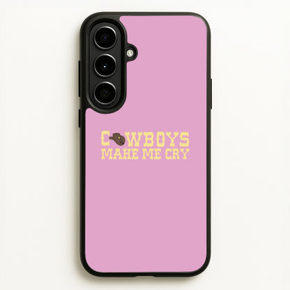 Cowboys Make Me Cry - Post  - Post Malone Phone Case for Galaxy A56