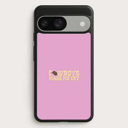 Cowboys Make Me Cry - Post  - Post Malone Phone Case for Google Pixel 9 / 9 Pro