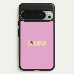Cowboys Make Me Cry - Post  - Post Malone Phone Case for Google Pixel 9 Pro XL