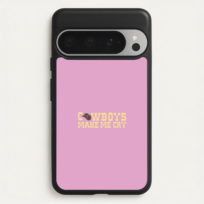 Cowboys Make Me Cry - Post  - Post Malone Phone Case for Google Pixel 9 Pro XL