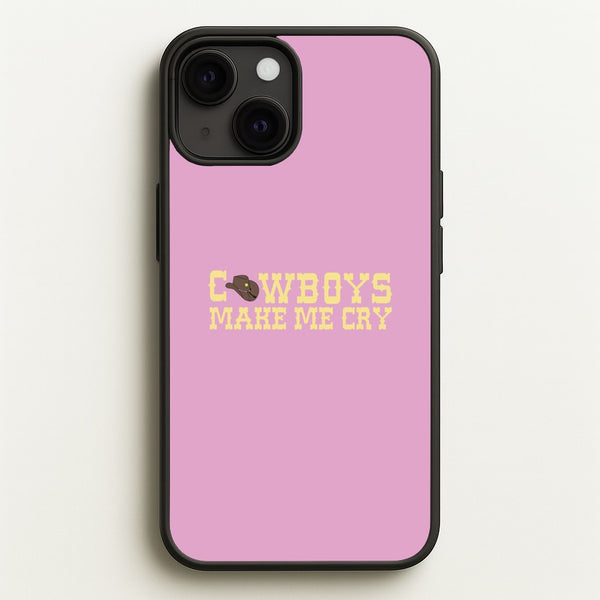 Cowboys Make Me Cry - Post  - Post Malone Phone Case for iPhone 13