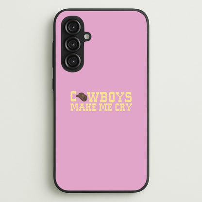 Cowboys Make Me Cry - Post  - Post Malone Phone Case for Galaxy S23FE