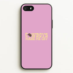 Cowboys Make Me Cry - Post  - Post Malone Phone Case for iPhone 5 / 5s / SE 2016