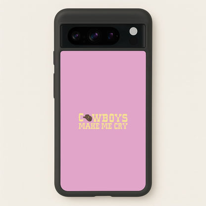 Cowboys Make Me Cry - Post  - Post Malone Phone Case for Google Pixel 8 Pro