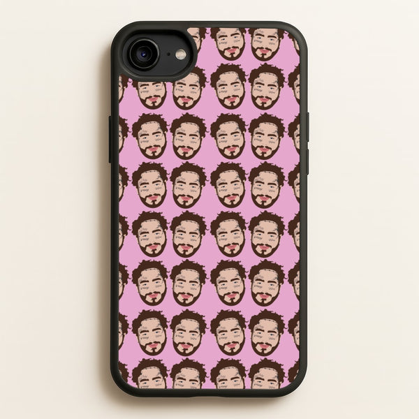 Malone Pattern  - Post Malone Phone Case for iPhone 6 / 7 / 8 / SE