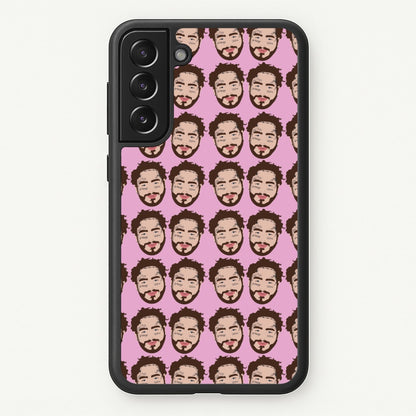 Malone Pattern  - Post Malone Phone Case for Galaxy S21FE