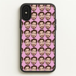 Malone Pattern  - Post Malone Phone Case for iPhone XS Max