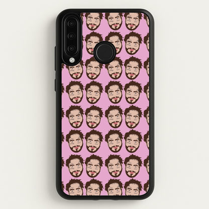 Malone Pattern  - Post Malone Phone Case for Huawei P30 Lite