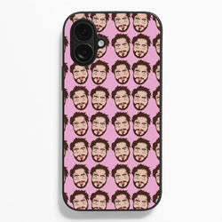 Malone Pattern  - Post Malone Phone Case for iPhone 16 Plus