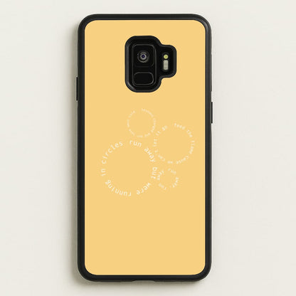Running In Circles - Post  - Post Malone Phone Case for Galaxy S9