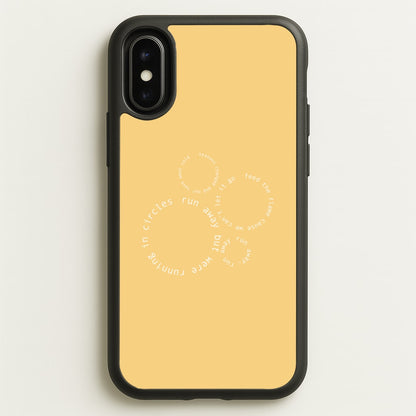 Running In Circles - Post  - Post Malone Phone Case for iPhone X / XS