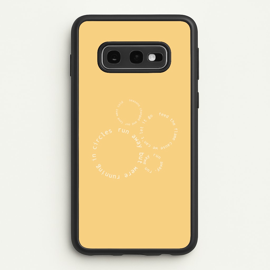 Running In Circles - Post  - Post Malone Phone Case for Galaxy S10e