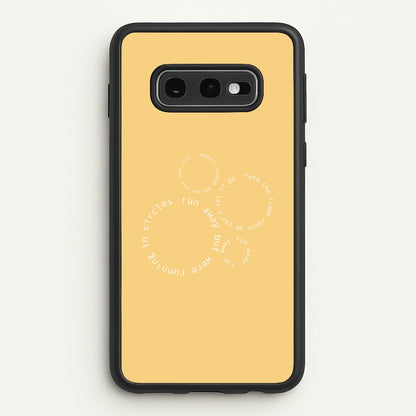 Running In Circles - Post  - Post Malone Phone Case for Galaxy S10e