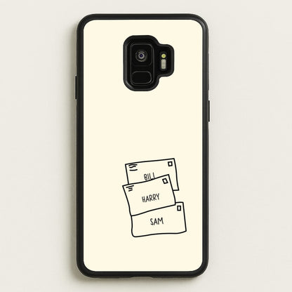 Bill, Harry And Sam  - Mamma Mia Phone Case for Galaxy S9