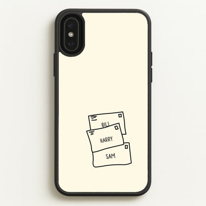 Bill, Harry And Sam  - Mamma Mia Phone Case for iPhone XS Max