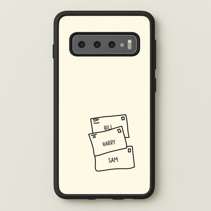 Bill, Harry And Sam  - Mamma Mia Phone Case for Galaxy S10 Plus