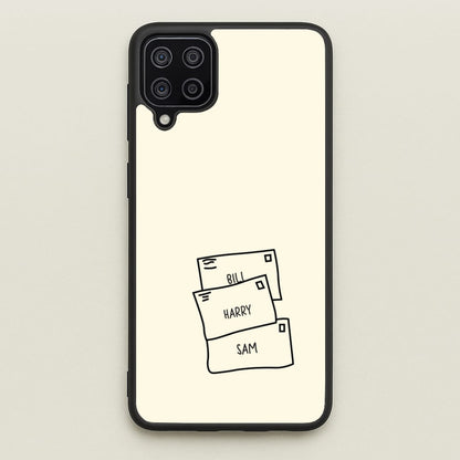 Bill, Harry And Sam  - Mamma Mia Phone Case for Galaxy A12
