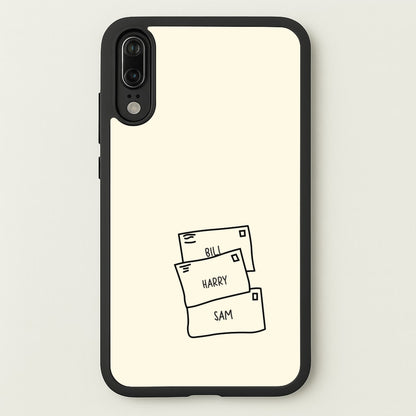 Bill, Harry And Sam  - Mamma Mia Phone Case for Huawei P20