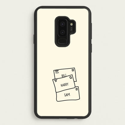 Bill, Harry And Sam  - Mamma Mia Phone Case for Galaxy S9 Plus