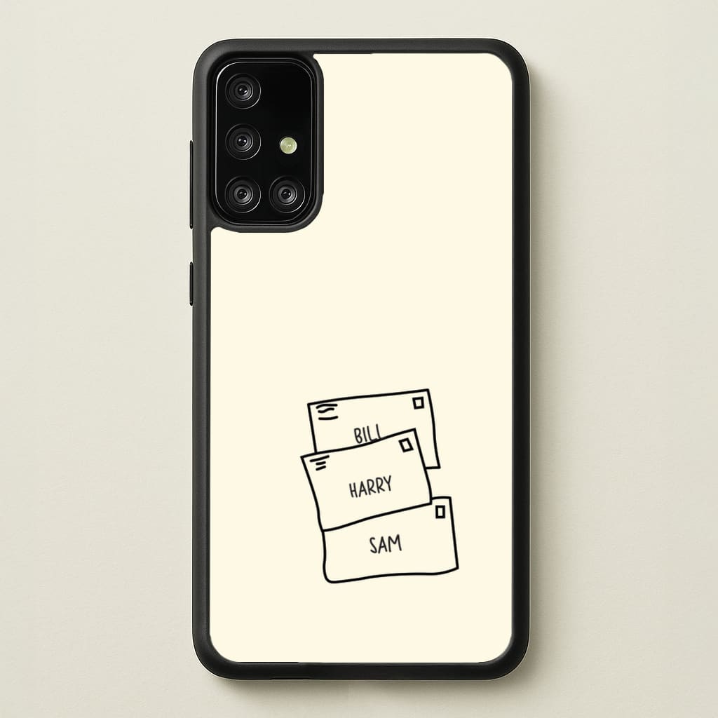 Bill, Harry And Sam  - Mamma Mia Phone Case for Galaxy A71