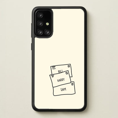 Bill, Harry And Sam  - Mamma Mia Phone Case for Galaxy A71