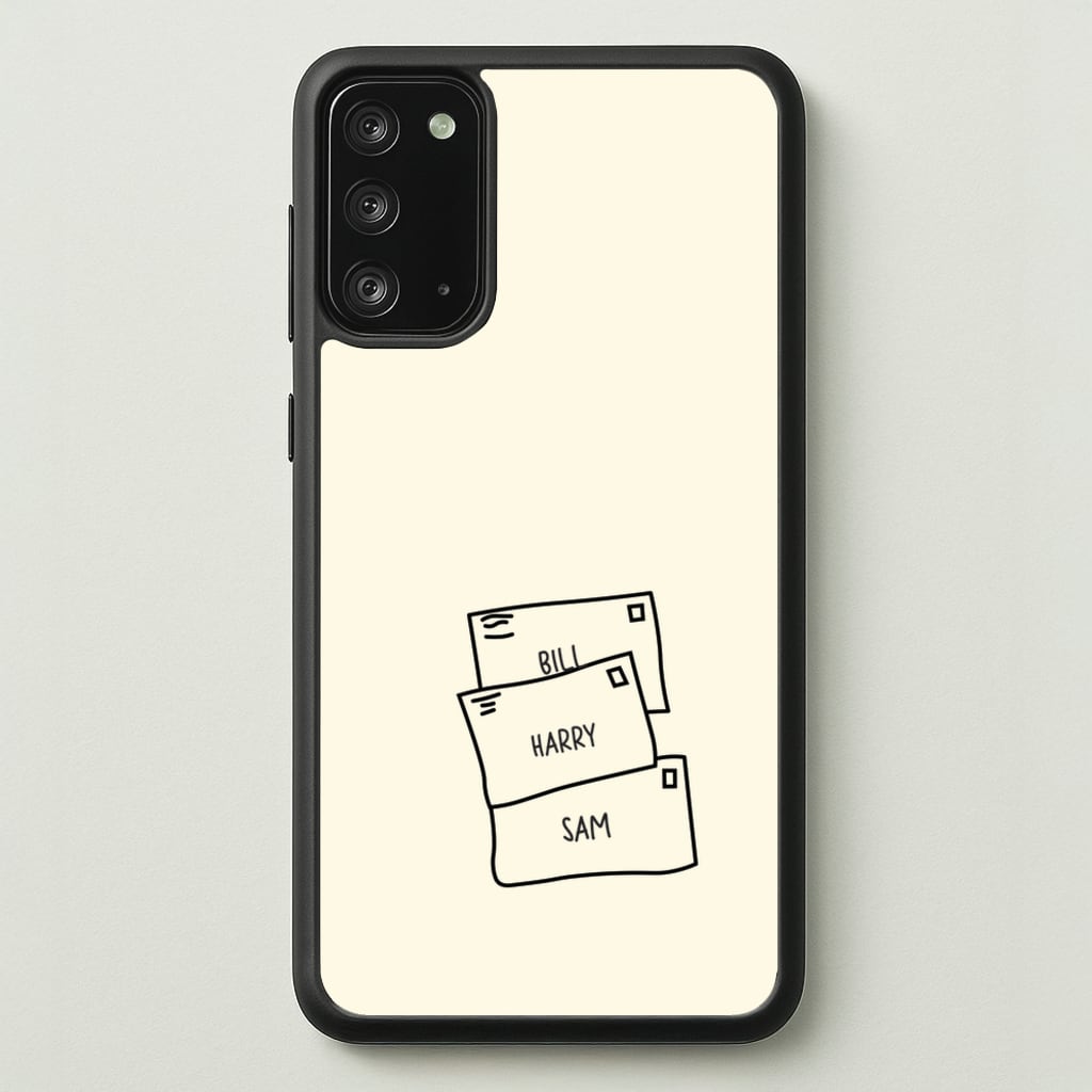 Bill, Harry And Sam  - Mamma Mia Phone Case for Galaxy Note 20