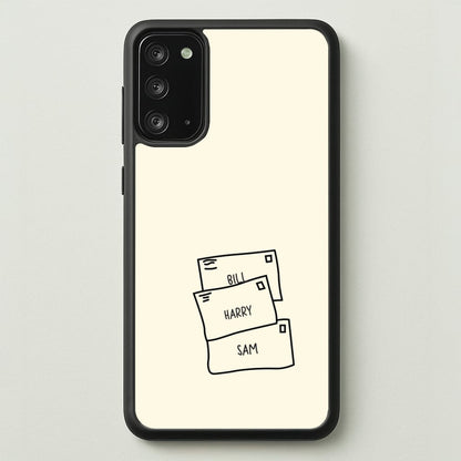 Bill, Harry And Sam  - Mamma Mia Phone Case for Galaxy Note 20