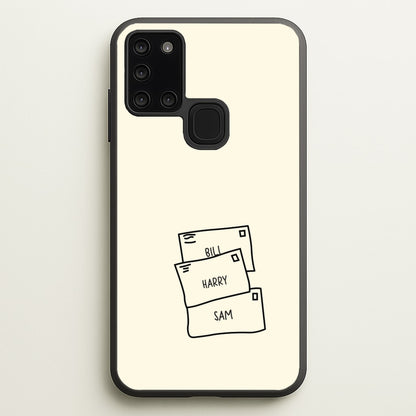 Bill, Harry And Sam  - Mamma Mia Phone Case for Galaxy A21s
