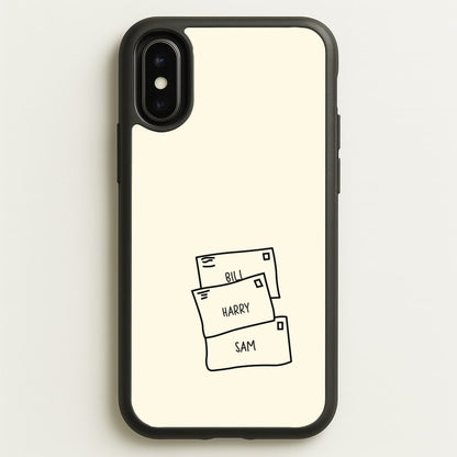 Bill, Harry And Sam  - Mamma Mia Phone Case for iPhone X / XS