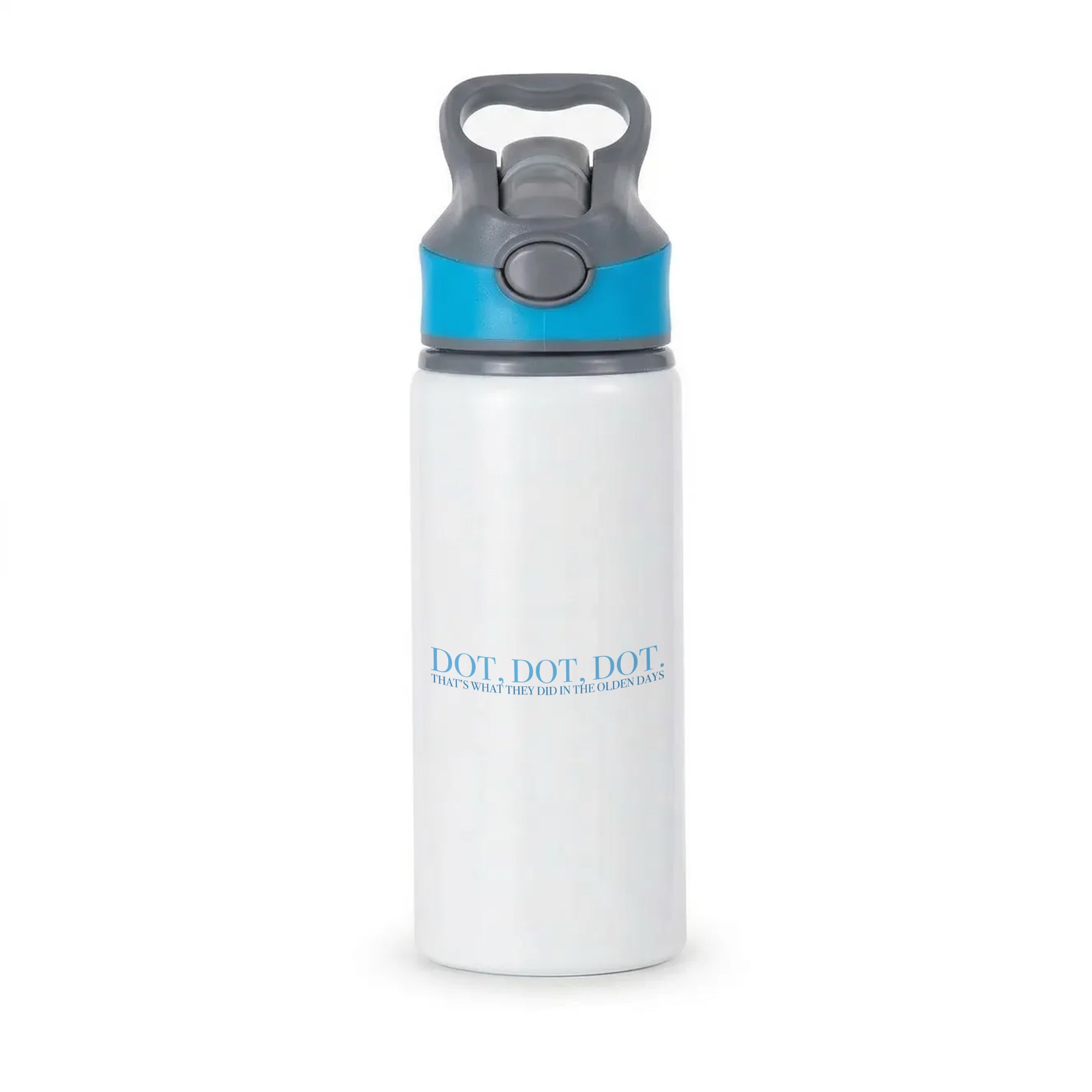 Dot, Dot, Dot Active Water Bottle - Blue