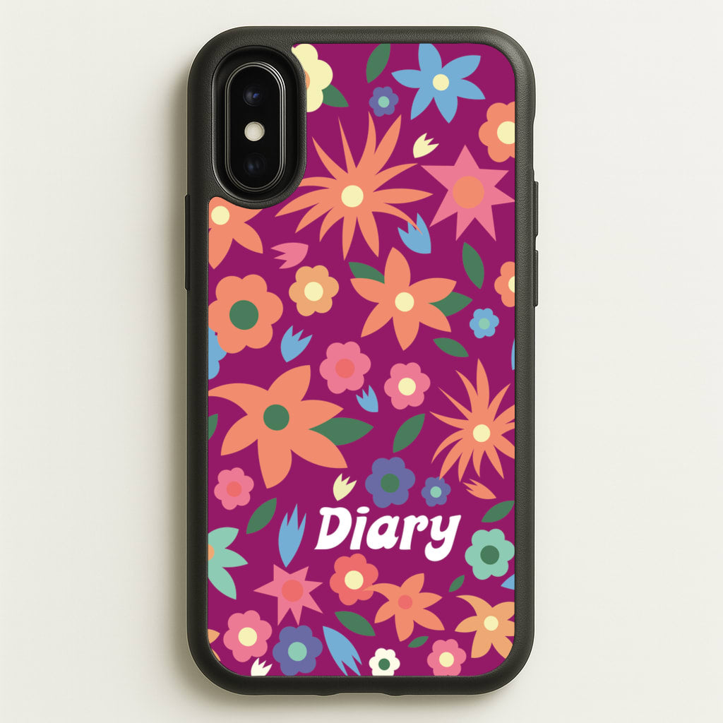 Diary  - Mamma Mia Phone Case for iPhone X / XS