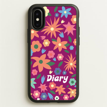 Diary  - Mamma Mia Phone Case for iPhone X / XS