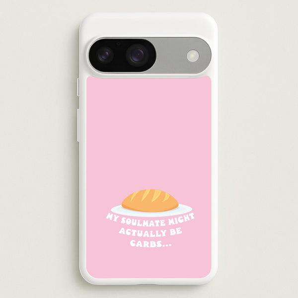 My Soulmate Might Actually Be Carbs  - Mamma Mia Phone Case for Google Pixel 9 / 9 Pro