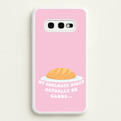 My Soulmate Might Actually Be Carbs  - Mamma Mia Phone Case for Galaxy S10e